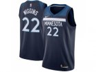 Men Nike Minnesota Timberwolves #22 Andrew Wiggins Navy Blue Stitched NBA Swingman Jersey