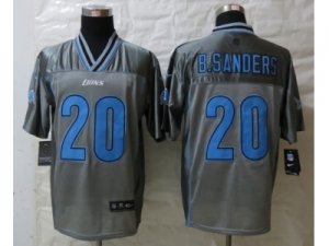 Nike Detroit Lions #20 B.Sanders Grey Jerseys(Vapor Elite)