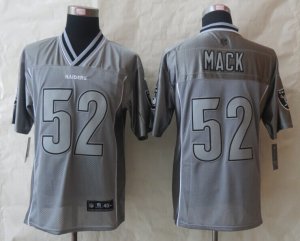 Nike Oakland Raiders #52 Mack Grey Jerseys(Vapor Elite)