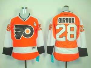 women nhl philadelphia flyers #28 giroux orange