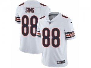 Mens Nike Chicago Bears #88 Dion Sims Vapor Untouchable Limited White NFL Jersey