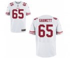 Men's Nike San Francisco 49ers #65 Joshua Garnett Elite White NFL Jersey