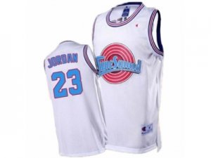 Space Jam #23 Michael Jordan Tune Squad Throwback White Jersey