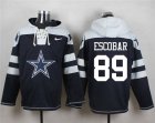 Nike Dallas Cowboys #89 Gavin Escobar Navy Blue Player Pullover Hoodie