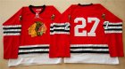 NHL Mitchell And Ness 1960-61 Chicago Blackhawks #27 Noname red Throwback jerseys