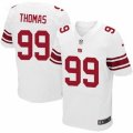 Mens Nike New York Giants #99 Robert Thomas Elite White NFL Jersey