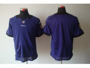 Nike NFL Baltimore Ravens Purple Color Blank Jerseys(Elite)