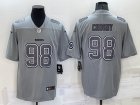 Nike Raiders #98 Maxx Crosby Gray Atmosphere Fashion Vapor Limited Jersey