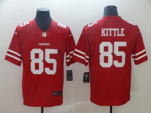 Nike 49ers #85 George Kittle Red Vapor Untouchable Limited Jersey