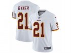 Mens Nike Washington Redskins #21 Earnest Byner Vapor Untouchable Limited White NFL Jersey