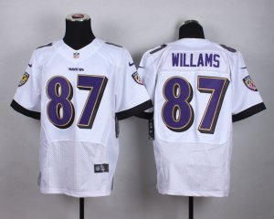 Nike Baltimore ravens #87 Willams white jerseys(Elite)