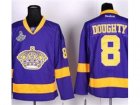 nhl jerseys los angeles kings #8 doughty purple[2012 stanley cup champions]