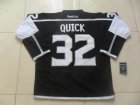 nhl jerseys los angeles kings #32 quick black-white