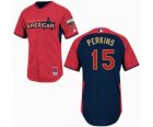 mlb 2014 all star jerseys boston red sox #15 pedroia red-blue