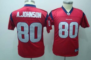 kids houston texans #80 a.johnson red