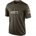 Mens Denver Nuggets Salute To Service Nike Dri-FIT T-Shirt