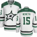 Mens Reebok Dallas Stars #15 Patrik Nemeth Authentic White Away NHL Jersey