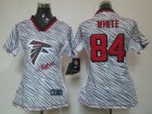 Nike Women Atlanta Falcons #84 Roddy White jerseys[fem fan zebra]