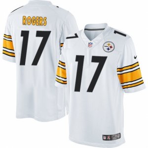 Mens Nike Pittsburgh Steelers #17 Eli Rogers Limited White NFL Jersey