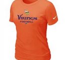 Women Minnesota Vikings Orange T-Shirt