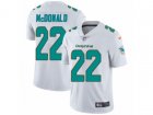 Nike Miami Dolphins #22 T.J. McDonald Vapor Untouchable Limited White NFL Jersey