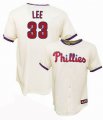 Philadelphia Phillies #33 Cliff Lee Cream