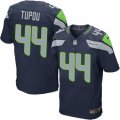 Men's Nike Seattle Seahawks #44 Tani Tupou Elite Steel Blue Team Color NFL Jersey