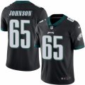 Youth Nike Philadelphia Eagles #65 Lane Johnson Limited Black Rush NFL Jersey