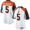 Men's Nike Cincinnati Bengals #5 AJ McCarron Limited White NFL Jersey