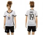 Women Germany #19 Kruse White Home Soccer Country Jersey