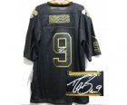 Nike jerseys new orleans saints #9 brees black[Elite lights out signature]