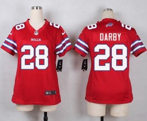 Women Nike Buffalo Bills #28 Ronald Darby red jerseys