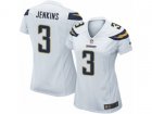 Women Nike Los Angeles Chargers #3 Rayshawn Jenkins Game White NFL Jersey