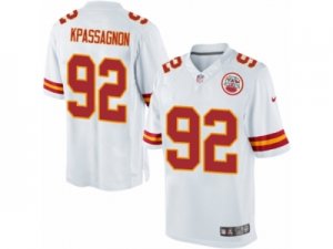 Mens Nike Kansas City Chiefs #92 Tanoh Kpassagnon Limited White NFL Jersey