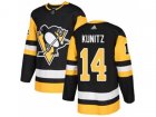 Youth Adidas Pittsburgh Penguins #14 Chris Kunitz Black Home Authentic Stitched NHL Jersey