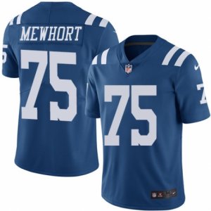 Youth Nike Indianapolis Colts #75 Jack Mewhort Limited Royal Blue Rush NFL Jersey