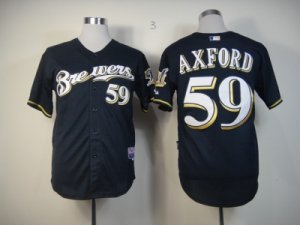 mlb jerseys milwaukee brewers #59 axford blue