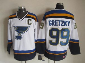 NHL St.Louis Blues #99 Gretzky white jerseys