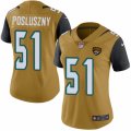 Women's Nike Jacksonville Jaguars #51 Paul Posluszny Limited Gold Rush NFL Jersey