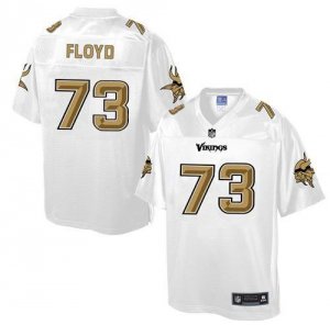 Nike Minnesota Vikings #73 Sharrif Floyd White Men\'s NFL Pro Line Fashion Game Jersey