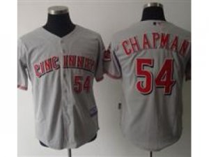 MLB Jerseys Cleveland Indians #54 CHAPMAN grey