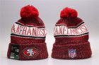 49ers Fresh Logo Red Knit Hat YP