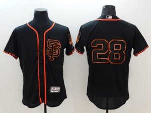 San Francisco Giants #28 Buster Posey Black Flexbase Authentic Collection Alternate Stitched Baseball Jersey