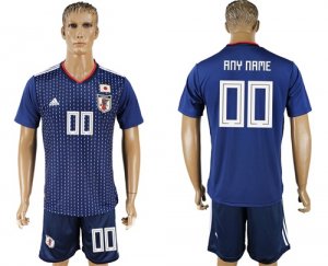 Japan Home 2018 FIFA World Cup Mens Customized Jersey