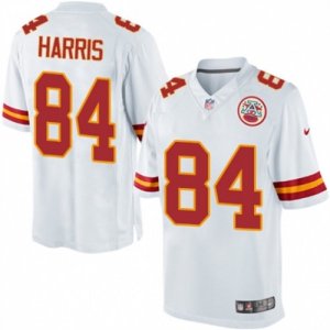 Mens Nike Kansas City Chiefs #84 Demetrius Harris Limited White NFL Jersey