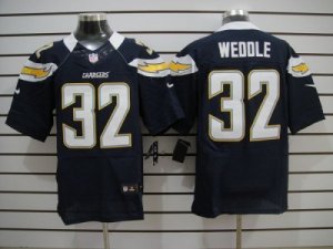 Nike san diego chargers #32 weddle dk.blue Elite Jerseys