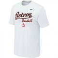 Nike MLB Houston Astros 2014 Home Practice T-Shirt - White