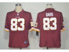 Nike NFL Washington Redskins #83 Davis Red jerseys[Game]