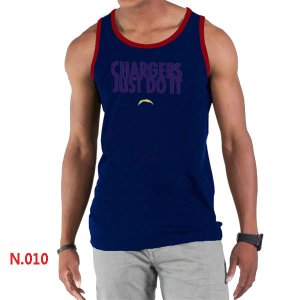 Nike NFL San Diego Charger Sideline Legend Authentic Logo men Tank Top D.Blue 2