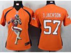 Nike Women denver broncos #57 t.jackson orange[portrait fashion]jerseys